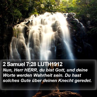 2 Samuel 7:28 LUTH1912 Bible Verse Image