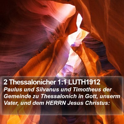 2 Thessalonicher 1:1 LUTH1912 Bible Verse Image