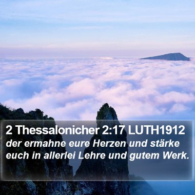 2 Thessalonicher 2:17 LUTH1912 Bible Verse Image