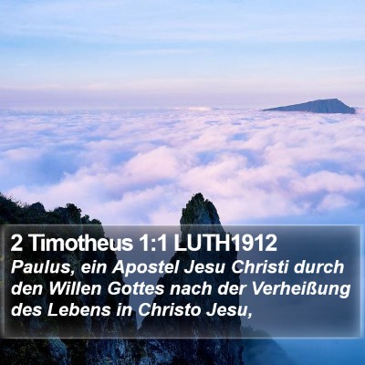 2 Timotheus 1:1 LUTH1912 Bible Verse Image