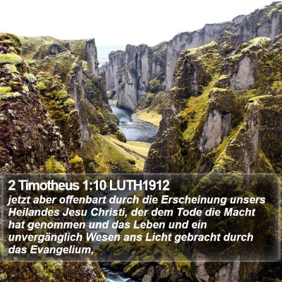 2 Timotheus 1:10 LUTH1912 Bible Verse Image