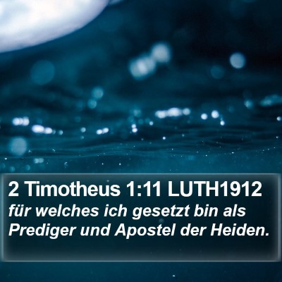 2 Timotheus 1:11 LUTH1912 Bible Verse Image