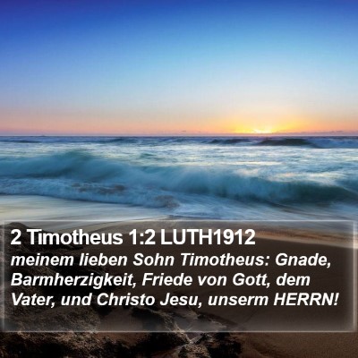 2 Timotheus 1:2 LUTH1912 Bible Verse Image