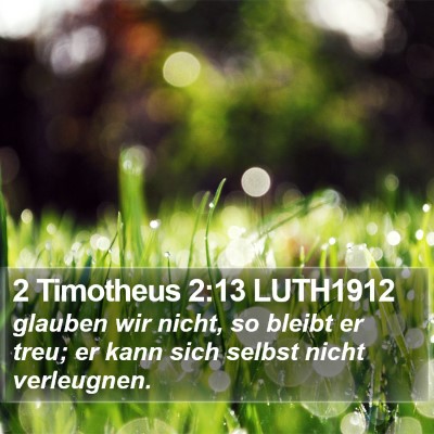 2 Timotheus 2:13 LUTH1912 Bible Verse Image