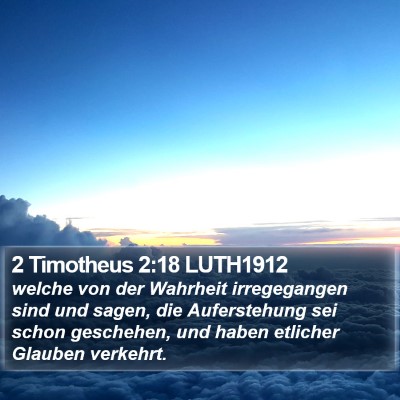 2 Timotheus 2:18 LUTH1912 Bible Verse Image