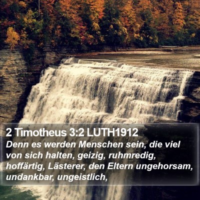 2 Timotheus 3:2 LUTH1912 Bible Verse Image