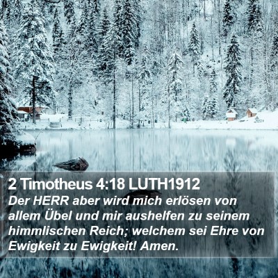 2 Timotheus 4:18 LUTH1912 Bible Verse Image