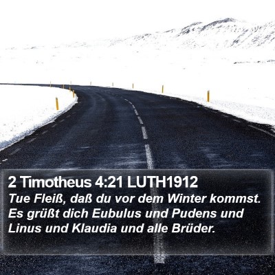 2 Timotheus 4:21 LUTH1912 Bible Verse Image