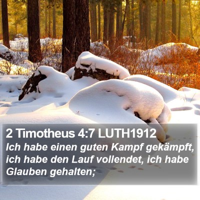 2 Timotheus 4:7 LUTH1912 Bible Verse Image