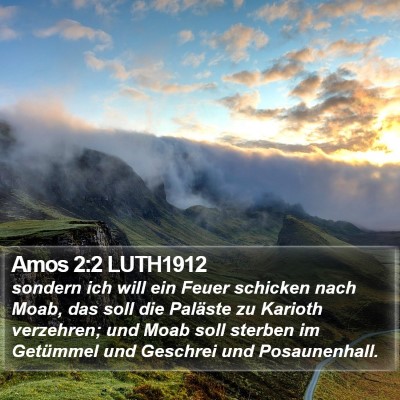 Amos 2:2 LUTH1912 Bible Verse Image