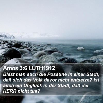 Amos 3:6 LUTH1912 Bible Verse Image