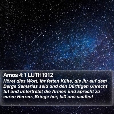 Amos 4:1 LUTH1912 Bible Verse Image