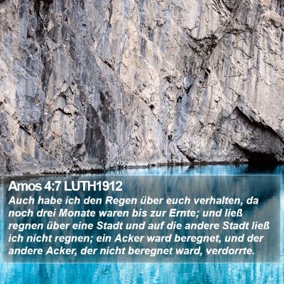 Amos 4:7 LUTH1912 Bible Verse Image