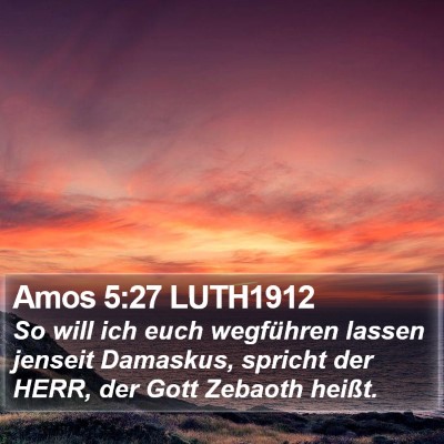 Amos 5:27 LUTH1912 Bible Verse Image