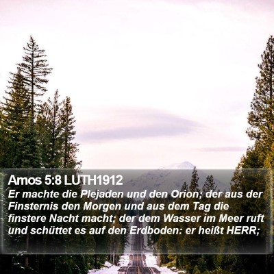 Amos 5:8 LUTH1912 Bible Verse Image