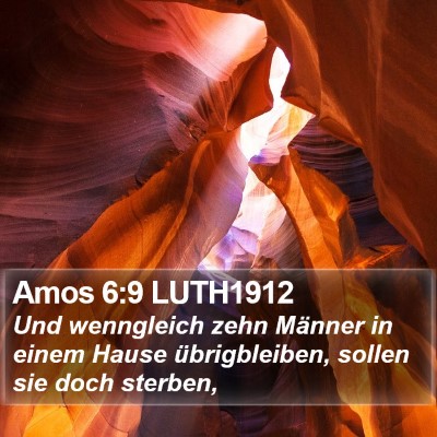 Amos 6:9 LUTH1912 Bible Verse Image