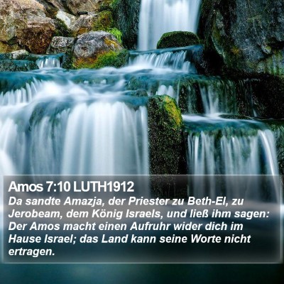 Amos 7:10 LUTH1912 Bible Verse Image