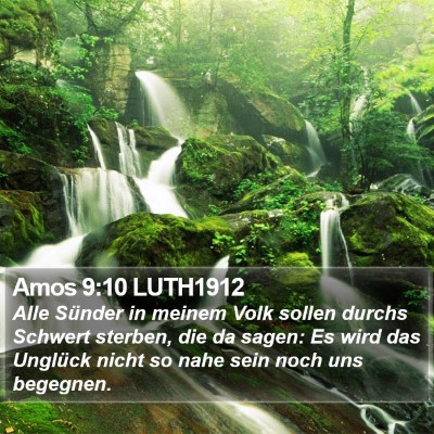 Amos 9:10 LUTH1912 Bible Verse Image