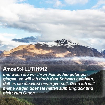 Amos 9:4 LUTH1912 Bible Verse Image