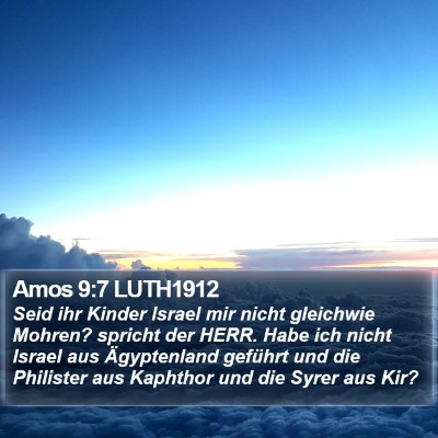 Amos 9:7 LUTH1912 Bible Verse Image