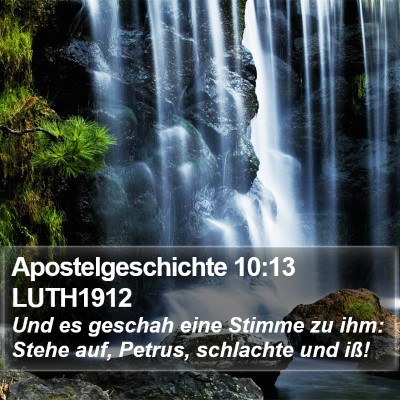 Apostelgeschichte 10:13 LUTH1912 Bible Verse Image