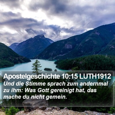 Apostelgeschichte 10:15 LUTH1912 Bible Verse Image