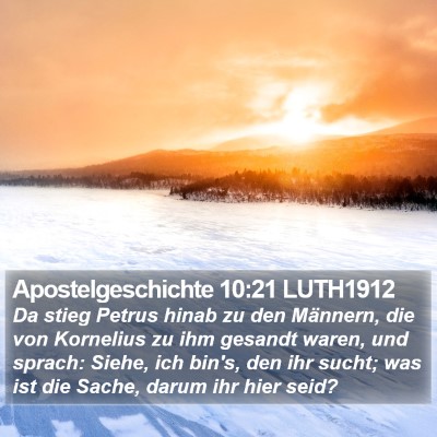 Apostelgeschichte 10:21 LUTH1912 Bible Verse Image