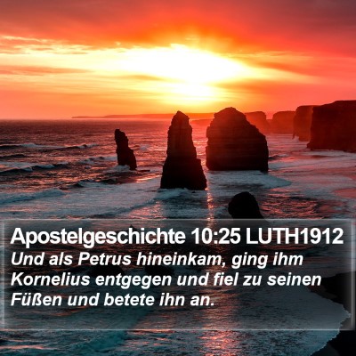 Apostelgeschichte 10:25 LUTH1912 Bible Verse Image