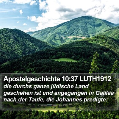 Apostelgeschichte 10:37 LUTH1912 Bible Verse Image