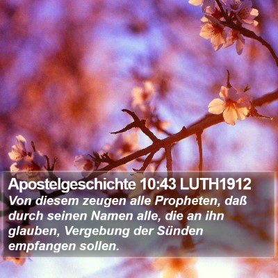 Apostelgeschichte 10:43 LUTH1912 Bible Verse Image
