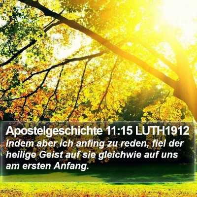 Apostelgeschichte 11:15 LUTH1912 Bible Verse Image