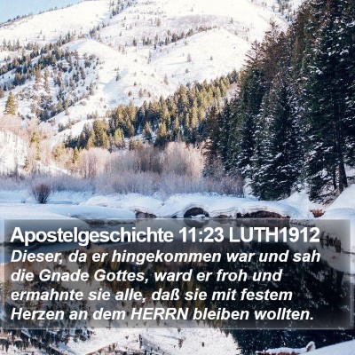 Apostelgeschichte 11:23 LUTH1912 Bible Verse Image