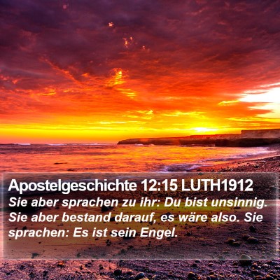 Apostelgeschichte 12:15 LUTH1912 Bible Verse Image