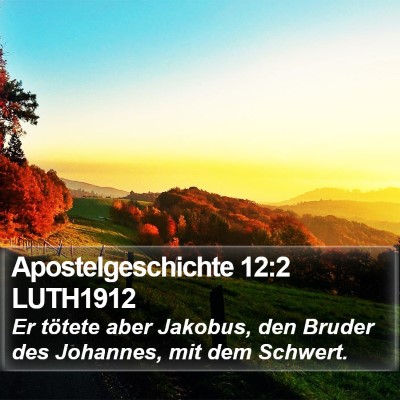Apostelgeschichte 12:2 LUTH1912 Bible Verse Image