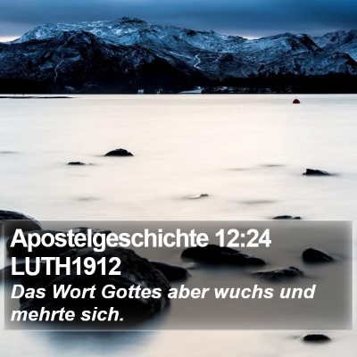 Apostelgeschichte 12:24 LUTH1912 Bible Verse Image