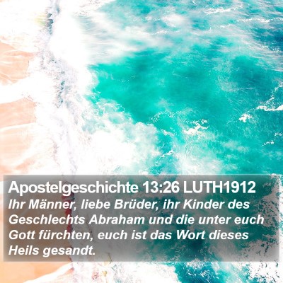 Apostelgeschichte 13:26 LUTH1912 Bible Verse Image