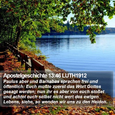 Apostelgeschichte 13:46 LUTH1912 Bible Verse Image