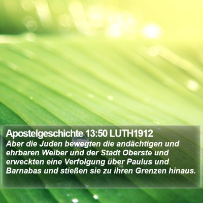 Apostelgeschichte 13:50 LUTH1912 Bible Verse Image