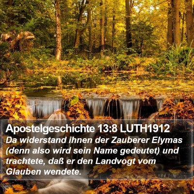 Apostelgeschichte 13:8 LUTH1912 Bible Verse Image