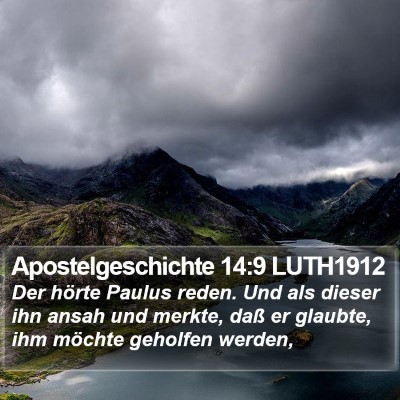Apostelgeschichte 14:9 LUTH1912 Bible Verse Image