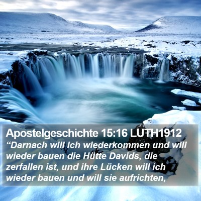 Apostelgeschichte 15:16 LUTH1912 Bible Verse Image