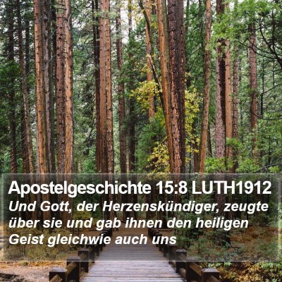Apostelgeschichte 15:8 LUTH1912 Bible Verse Image