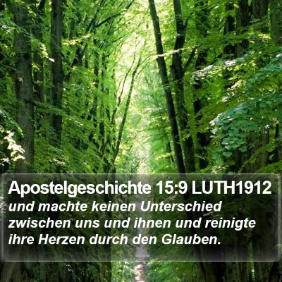 Apostelgeschichte 15:9 LUTH1912 Bible Verse Image