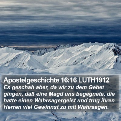 Apostelgeschichte 16:16 LUTH1912 Bible Verse Image
