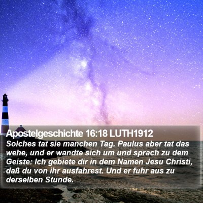 Apostelgeschichte 16:18 LUTH1912 Bible Verse Image
