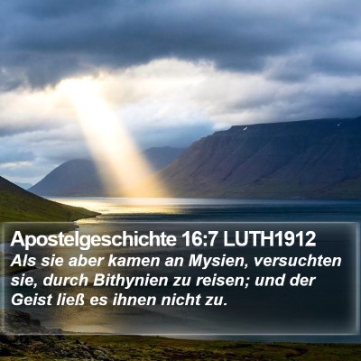 Apostelgeschichte 16:7 LUTH1912 Bible Verse Image