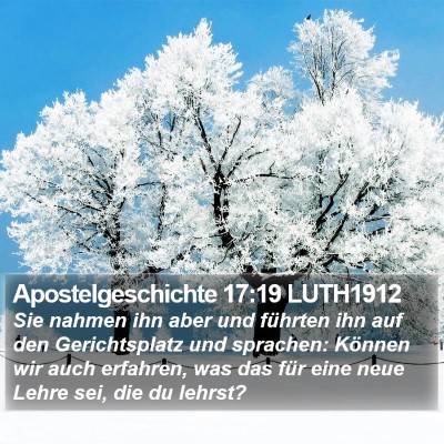 Apostelgeschichte 17:19 LUTH1912 Bible Verse Image