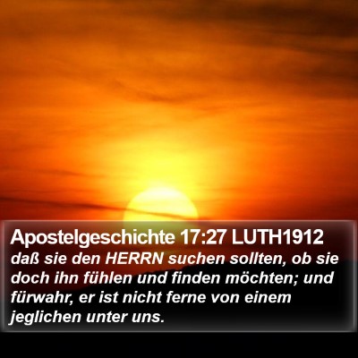 Apostelgeschichte 17:27 LUTH1912 Bible Verse Image