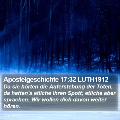 Apostelgeschichte 17:32 LUTH1912 Bible Verse Image
