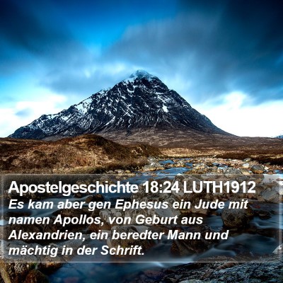 Apostelgeschichte 18:24 LUTH1912 Bible Verse Image
